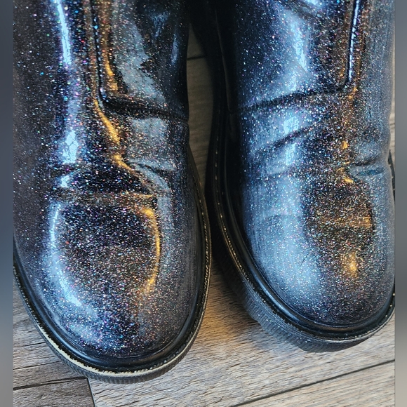 Steve Madden Big Girl's Cliche Glitter Chelsea Boots - Picture 5 of 9